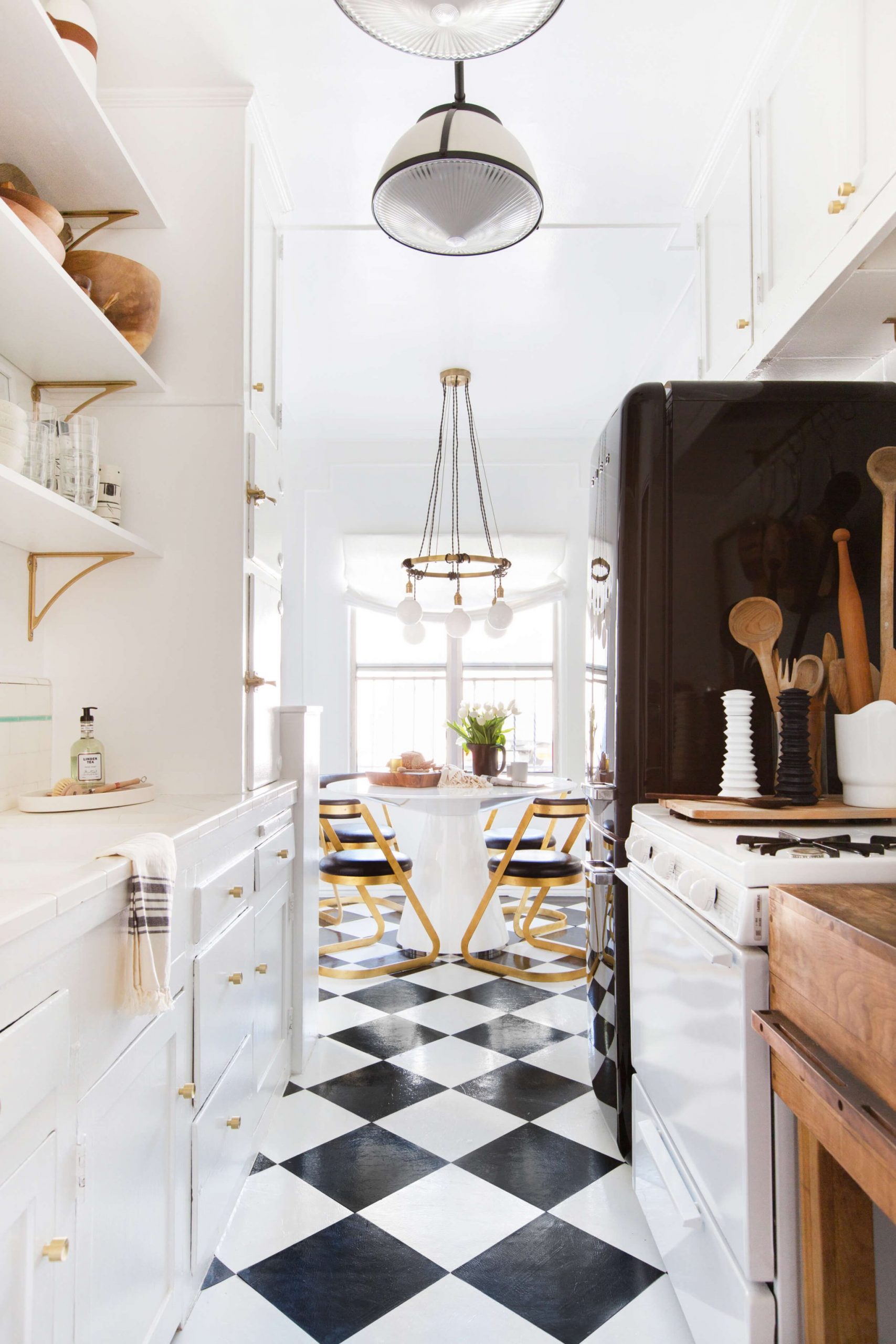 Checkerboard Kitchen Floor Ideas, Retro Tile Trend