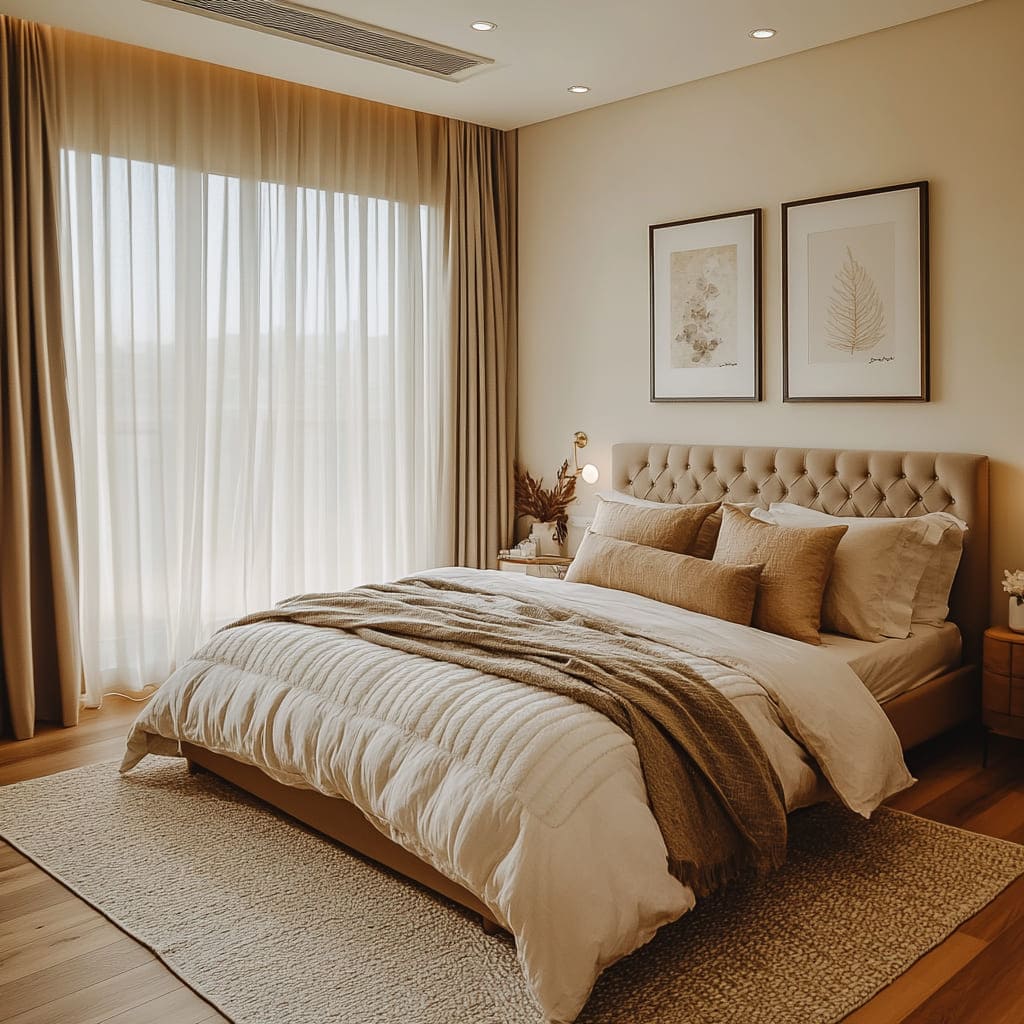 Cozy Bedroom - DOMECO — Interior & Renovation Work in Dubai