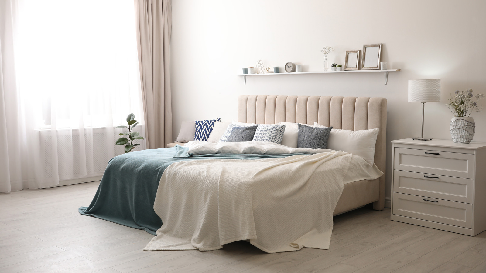 Create A Stylish Headboard With TikTok's Latest Pool Noodle Trick