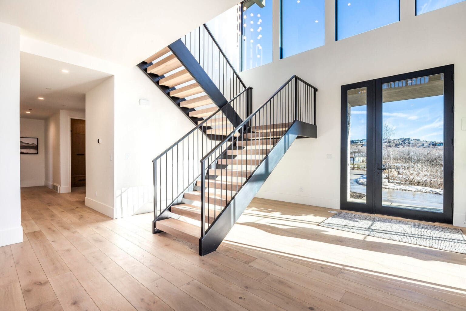 Custom Floating Stairs in Salt Lake City - Modern Design