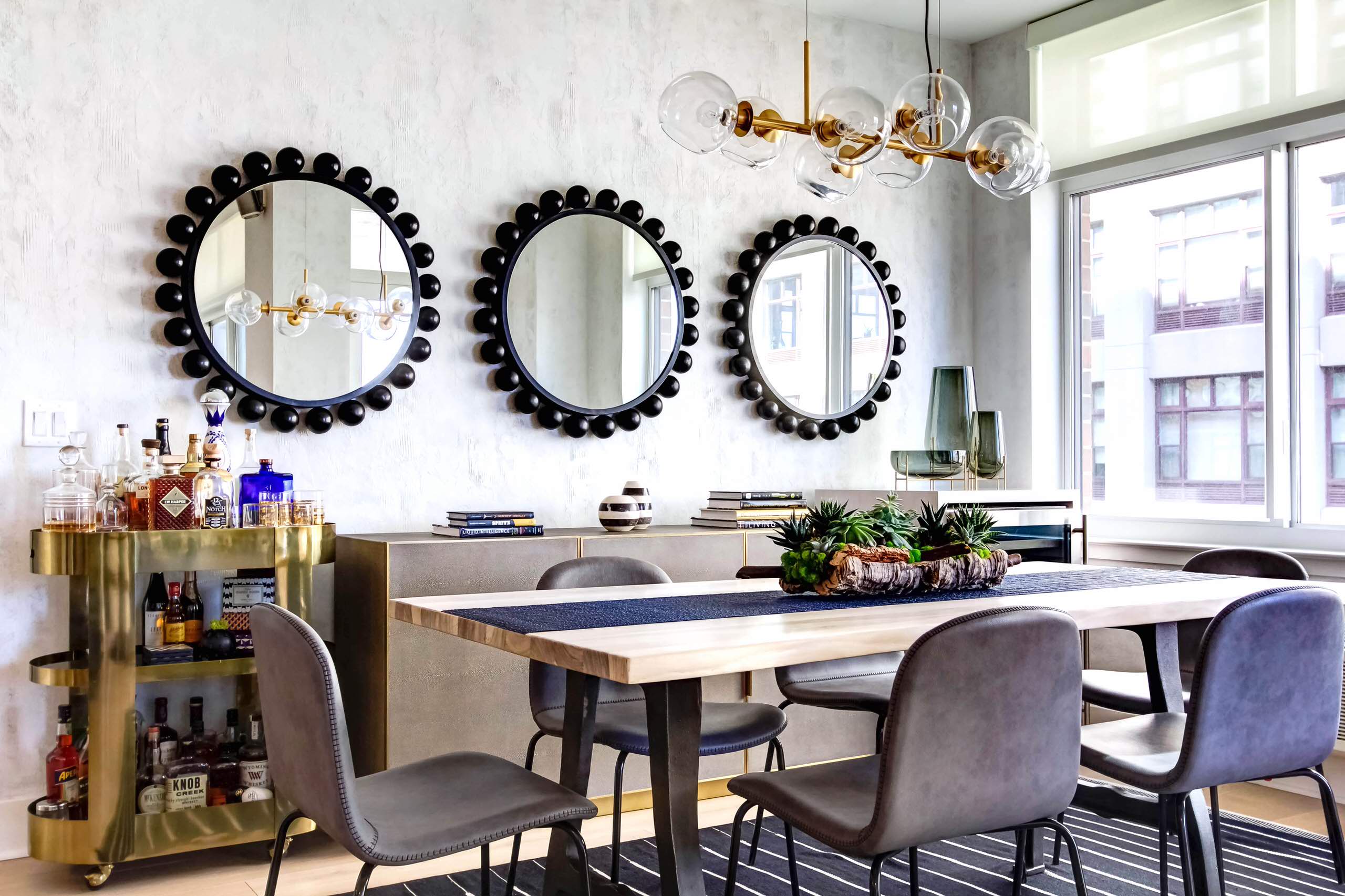 Decor Mirror Dining Room Set Dining Room Wall Ideas That Will Make A Big Statement Decoist