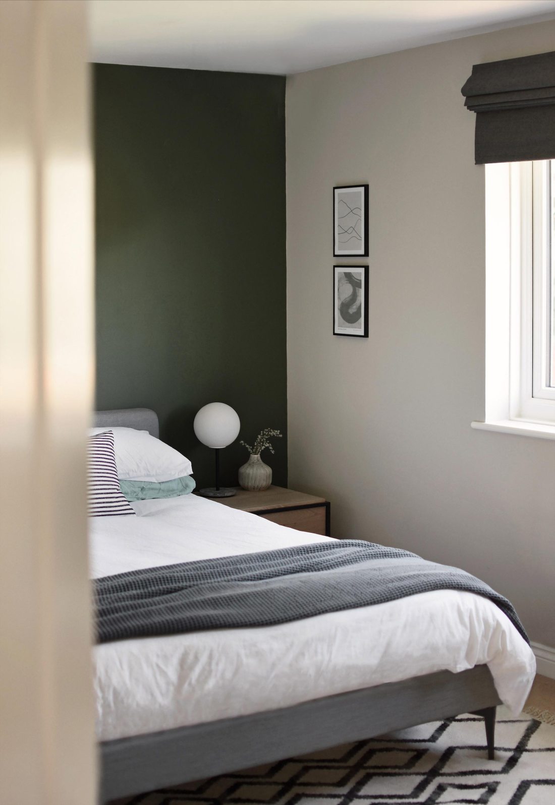 Design project | A restful green bedroom |