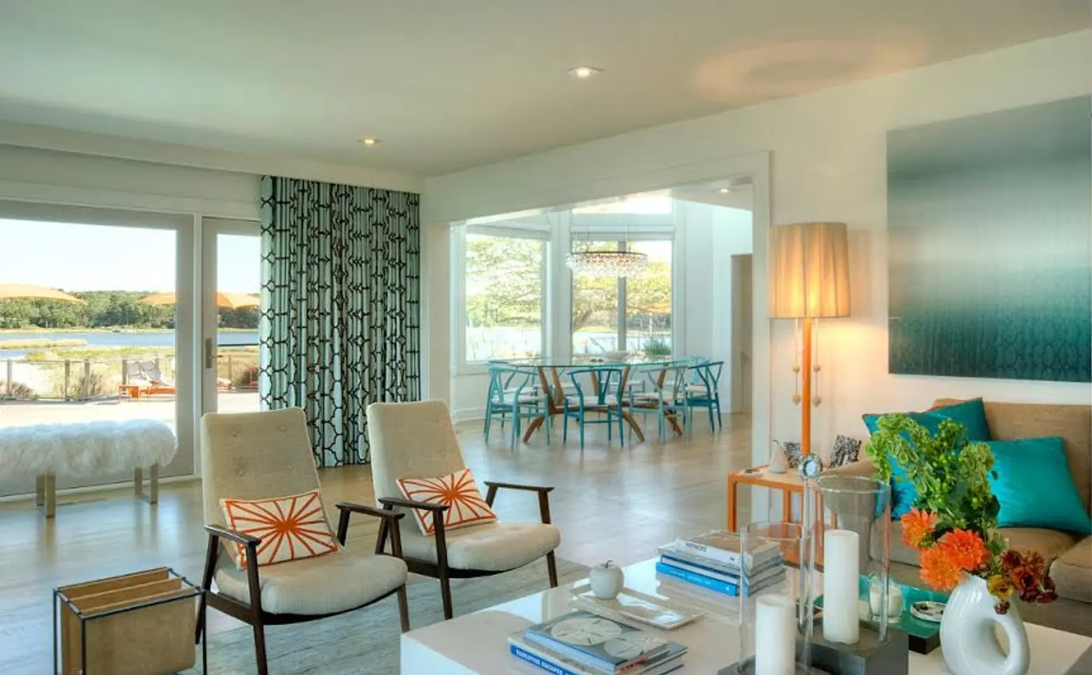 DHD Interiors Bring the Beach Back to This Hamptons Beach House | 6sqft