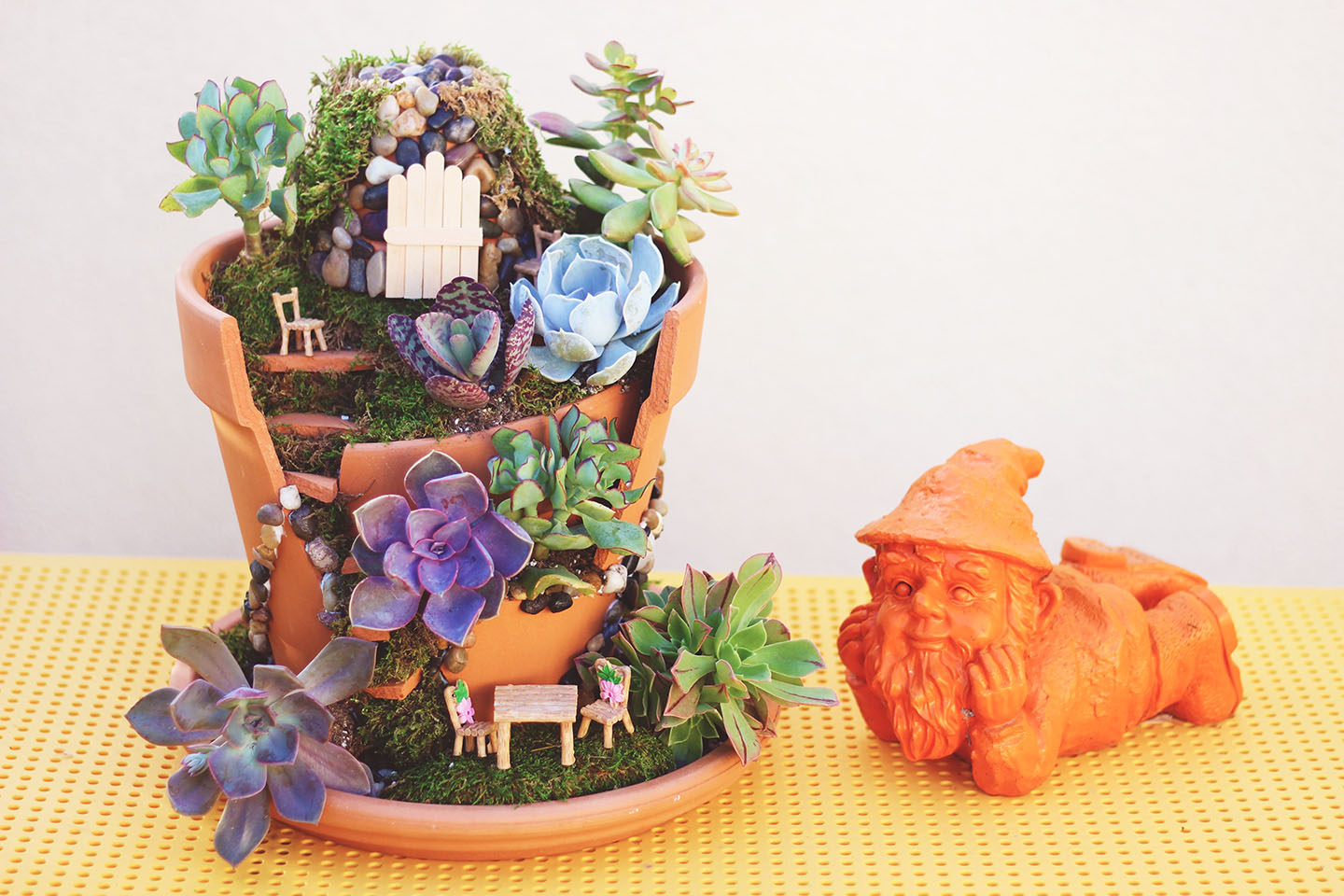 DIY Broken Pot Mini Fairy Garden | ehow
