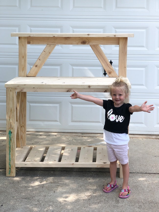 DIY Potting Bench – Build it Cheaper than Buying it
