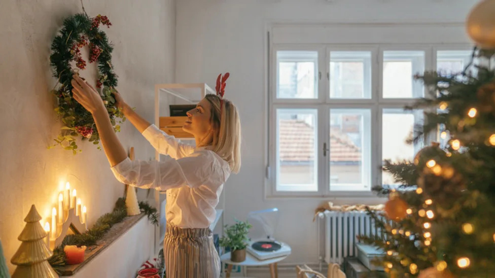 Dollar Tree's New Tinsel Wreath Looks Like It Came From Anthropologie's Christmas Collection