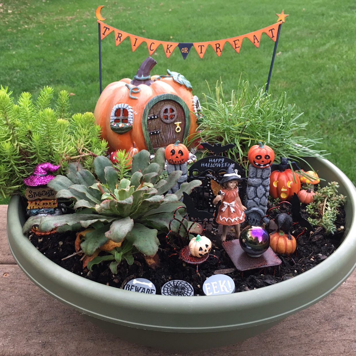 Enchanted Autumn: Fairies Flutter in the Fall Garden – Gnome Decor