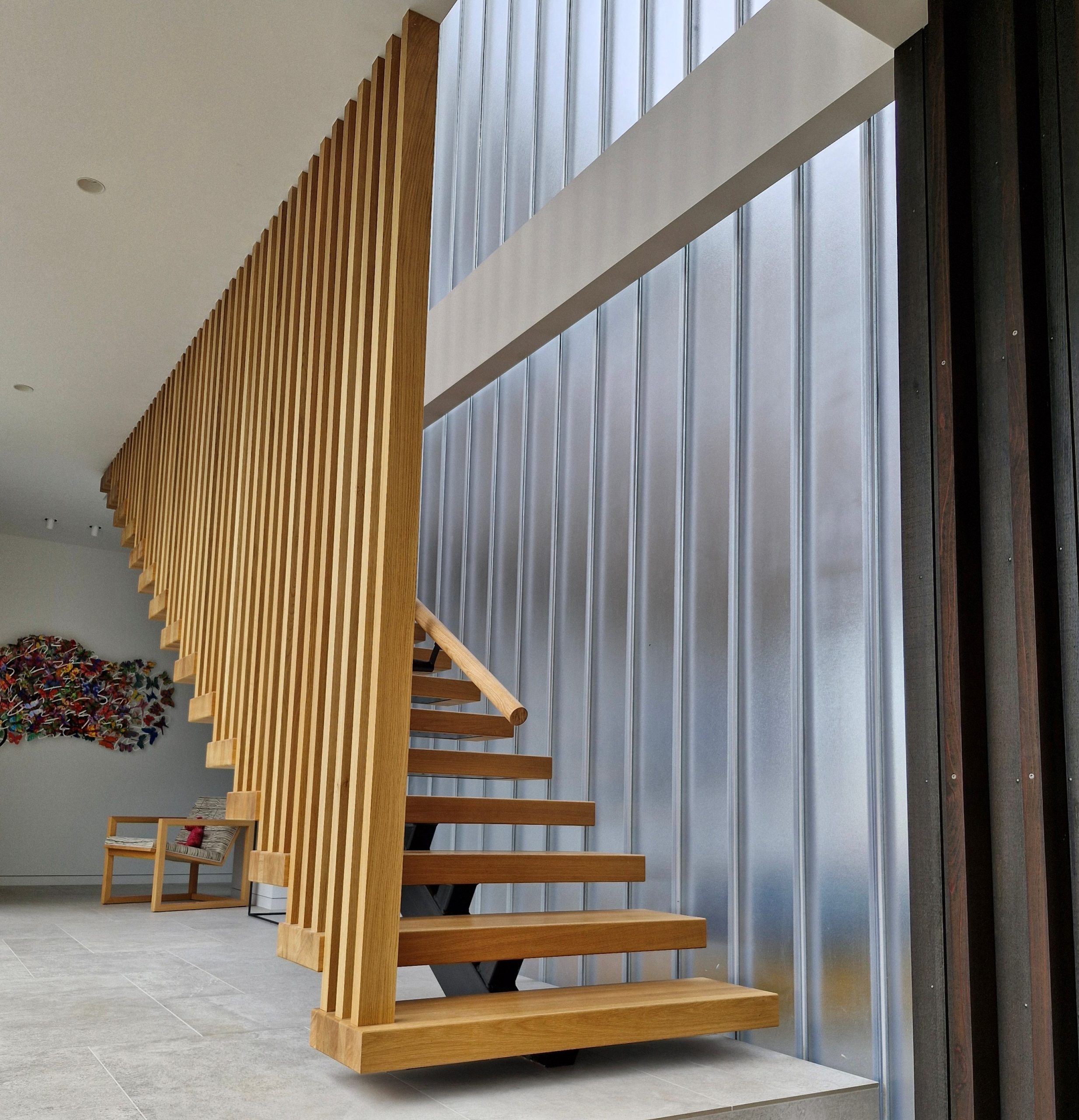 Floating Stairs for Split-Level Homes: Design Considerations and Inspiration | Ackworth House