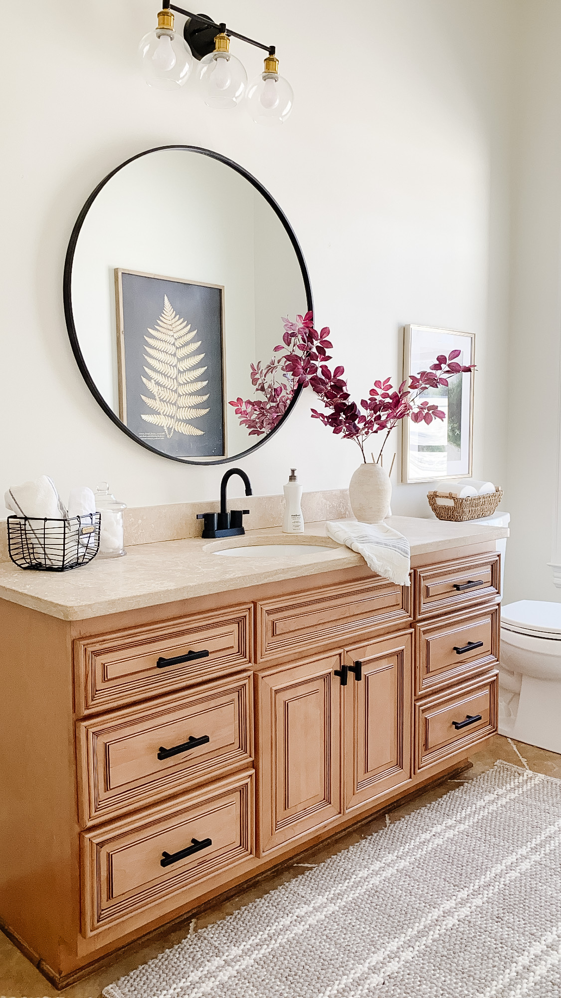 Guest Bathroom Reveal - A Thoughtful Place