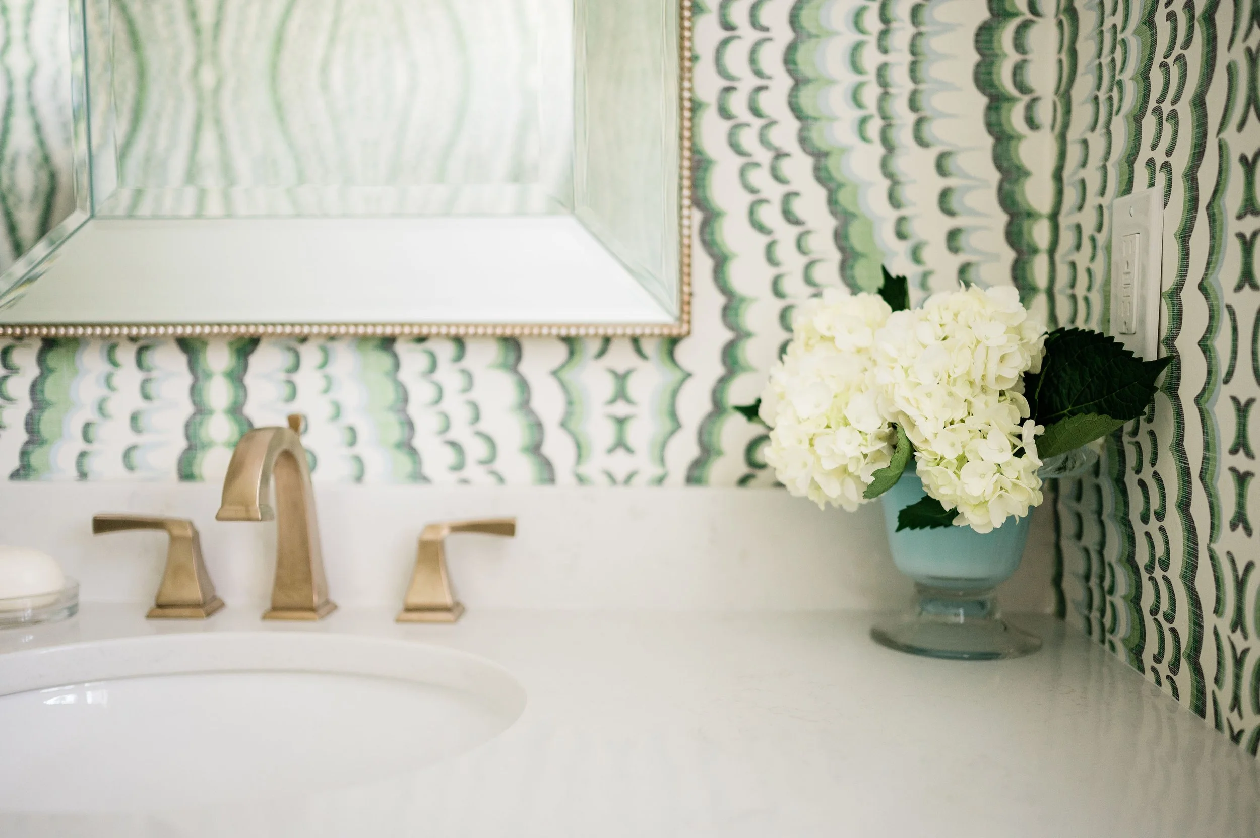 High Point Powder Room — House of Culler Interior Design Studio