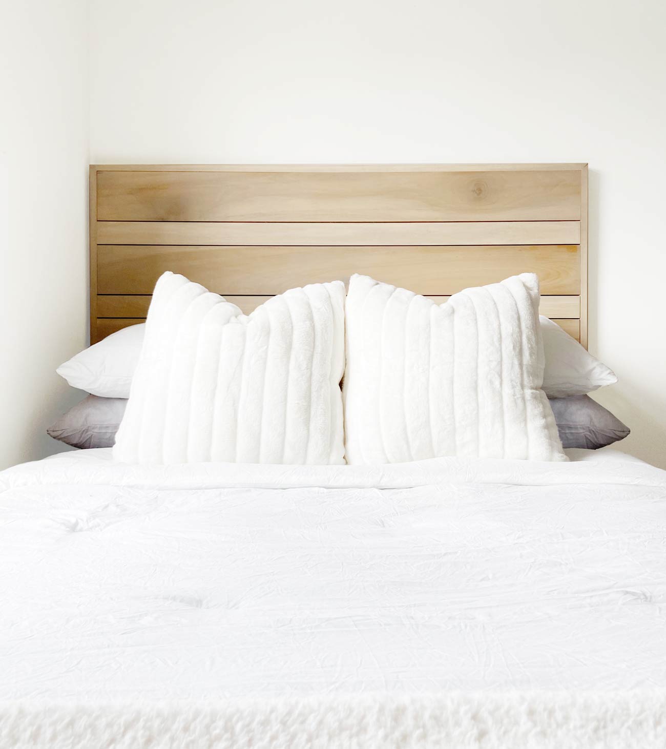 How to Build a Headboard - Plank and Pillow