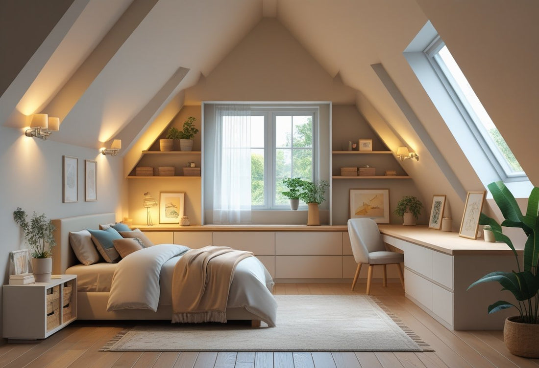 How to Decorate Slanted Walls Bedroom: Creative Ideas for a Cozy Space – The Wild Rose Gallery