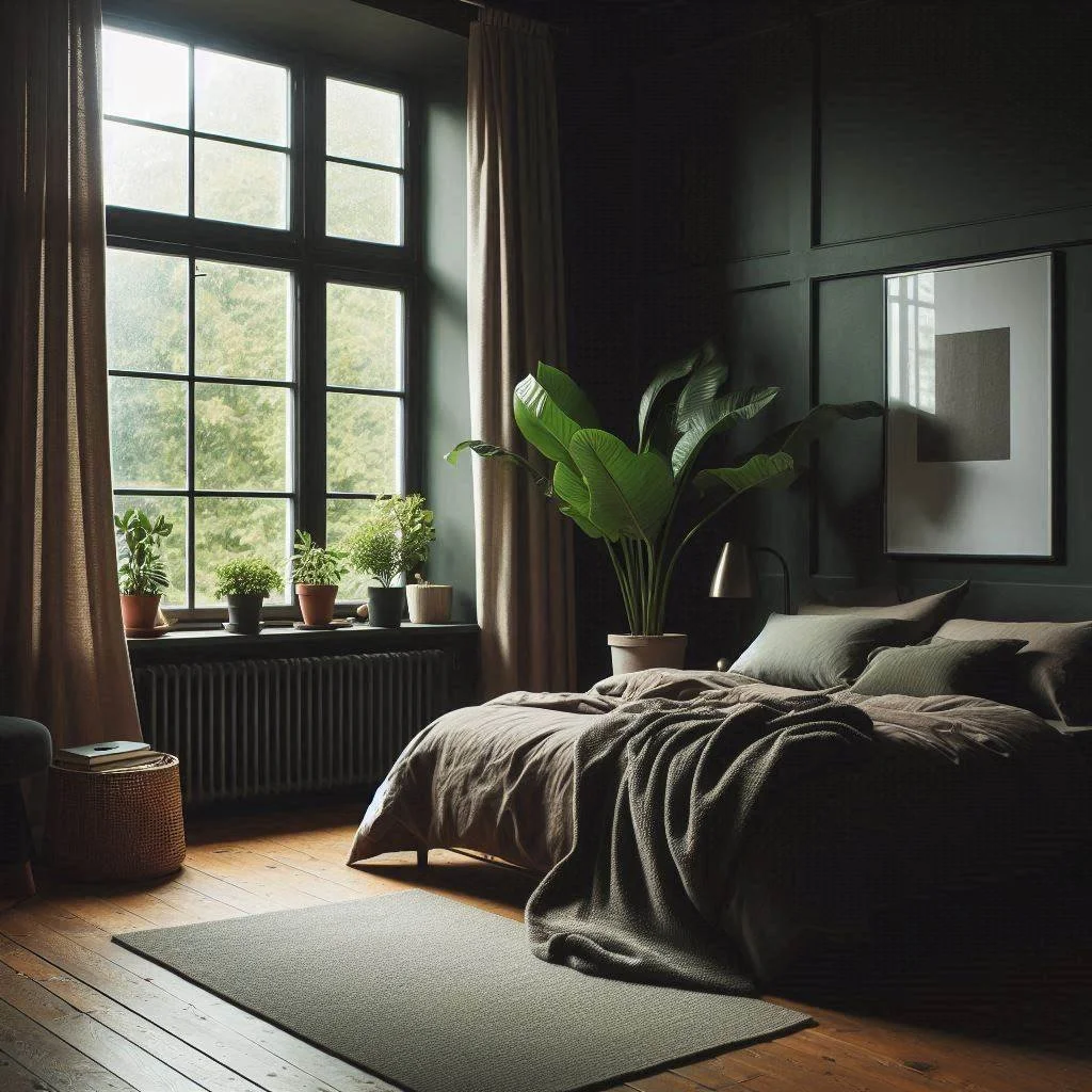 How to Design a Stylish Dark Green Bedroom