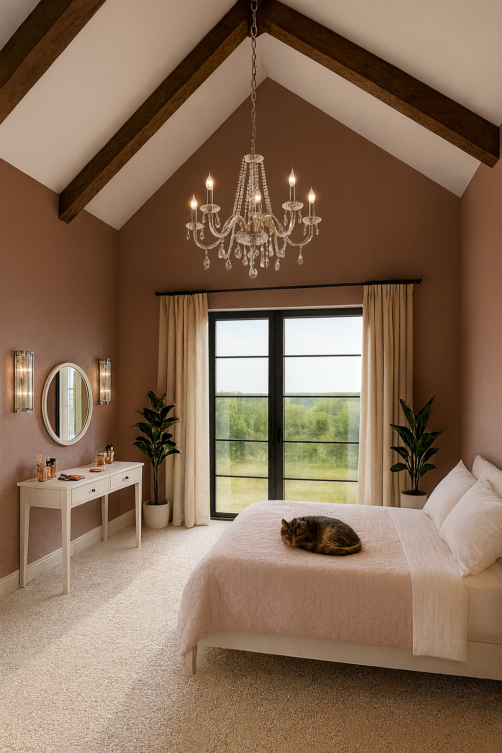How to Light a Bedroom with a Sloped Ceiling for Comfort and Practicality