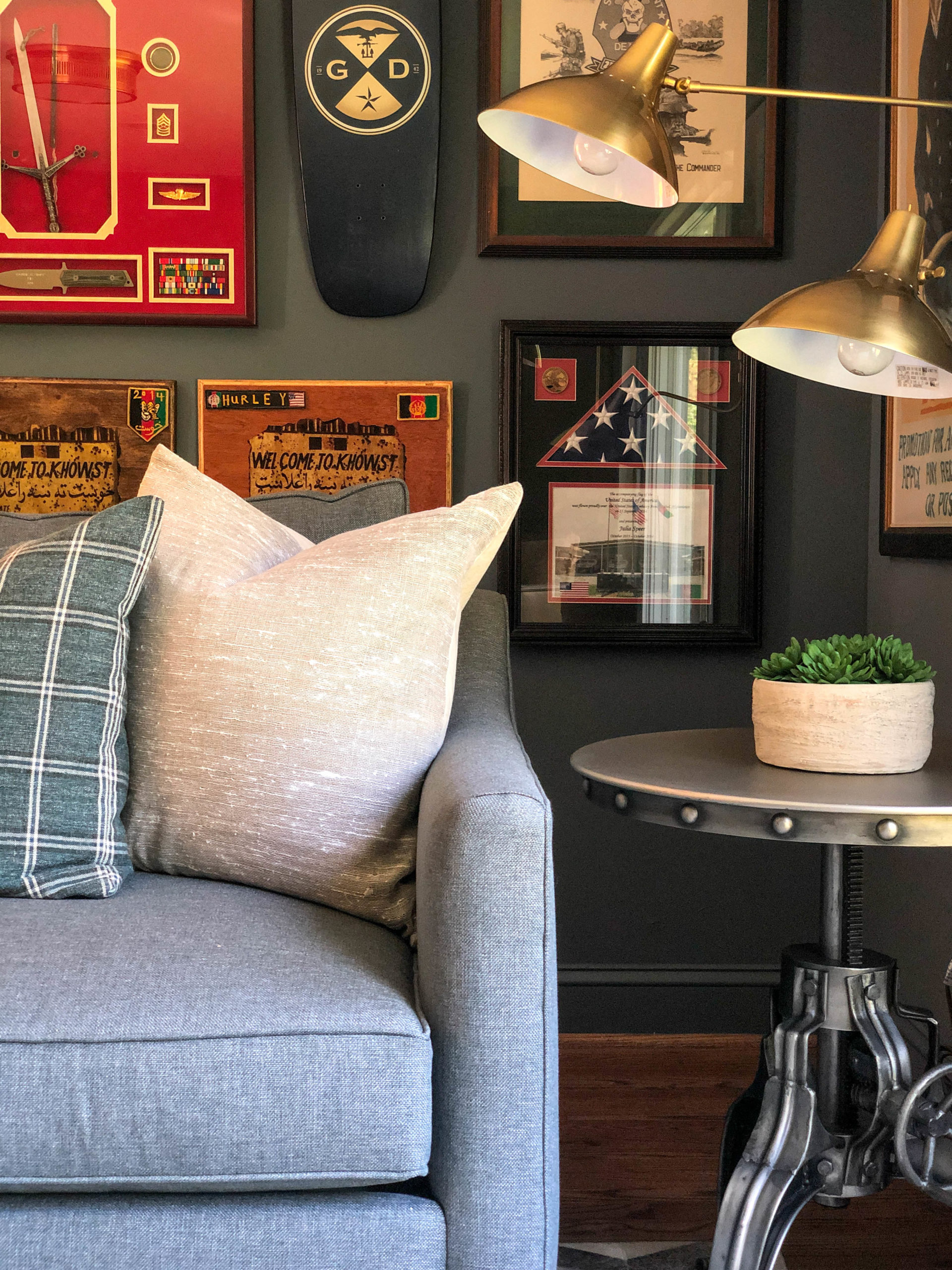 Interior design project reveal Masculine in McLean, VA