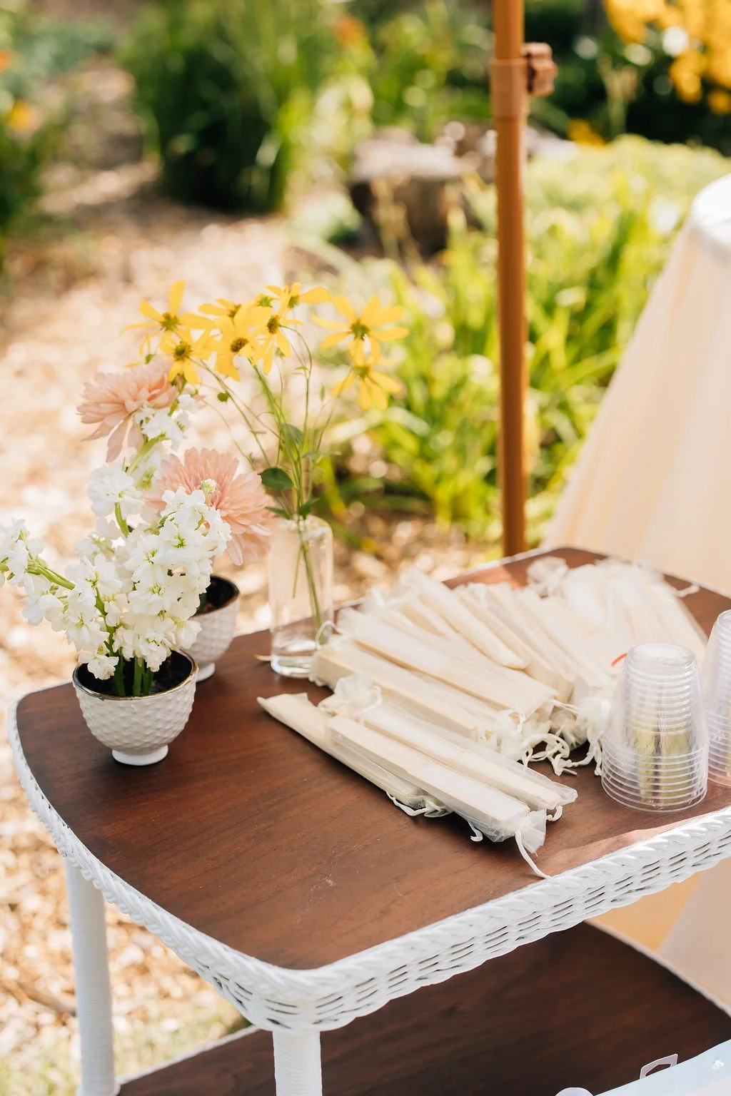 Light and Airy Whimsical Garden Party Wedding Theme｜anna bé bridal boutique