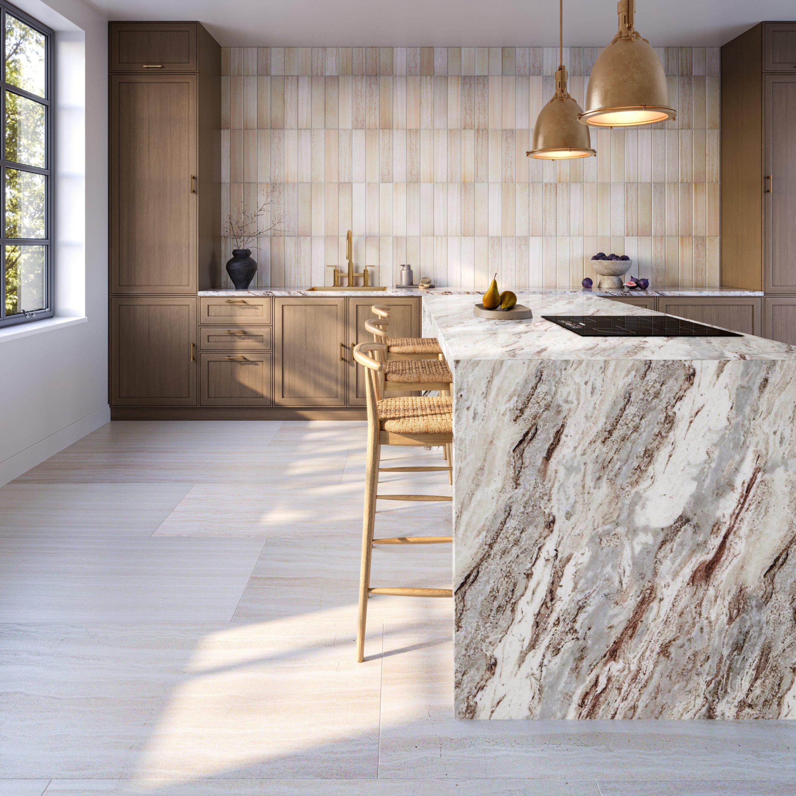 Linen Honed Limestone Tile | Floor and Decor