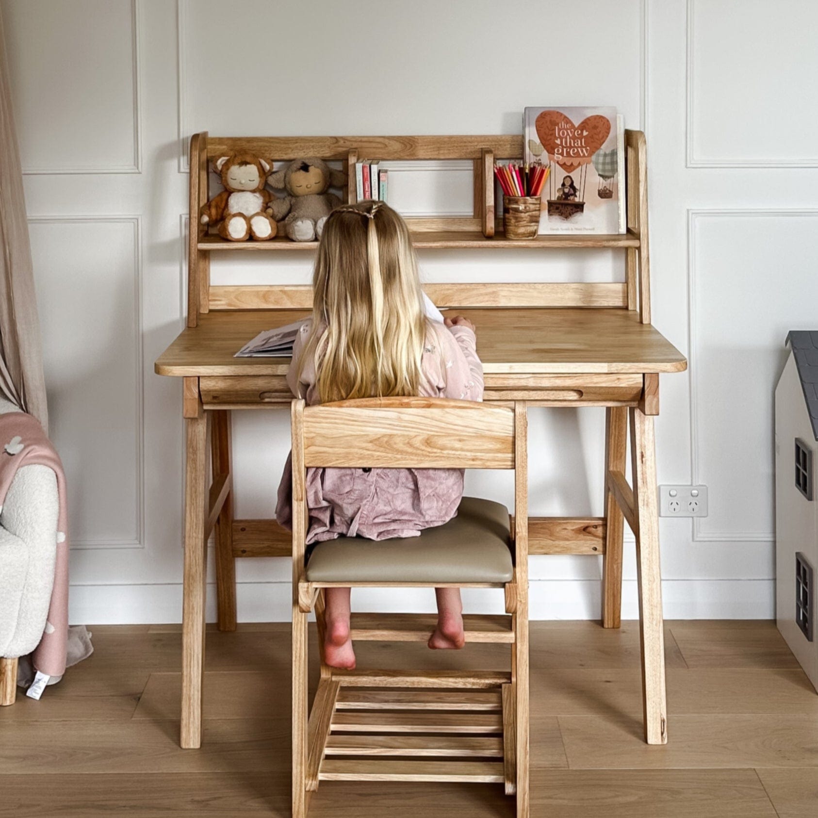Little Scholar Kids Desk Set | Shelf & Chair | myduckling AU