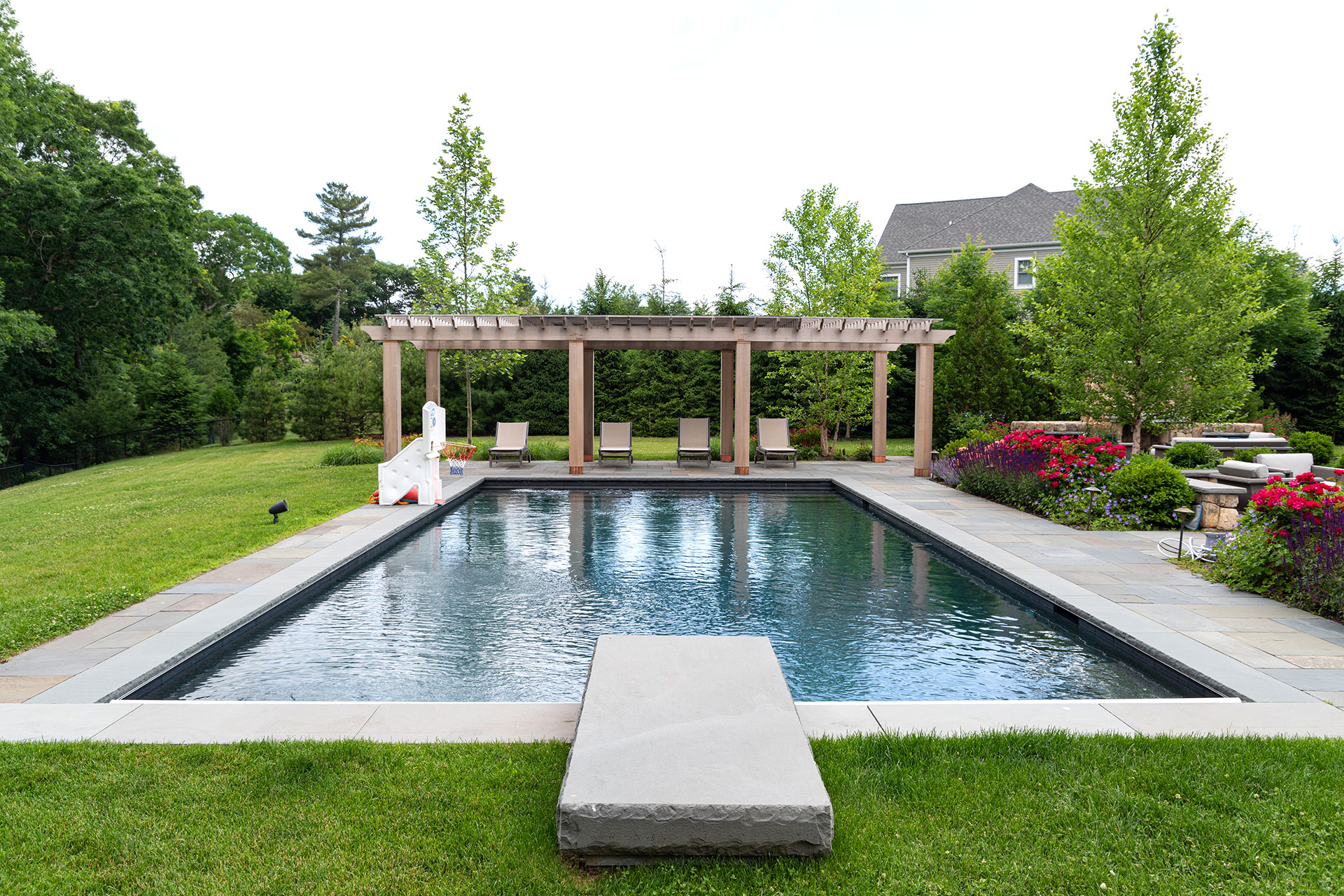 Luxury Pools & Pool Landscaping in Boston | a Blade of Grass