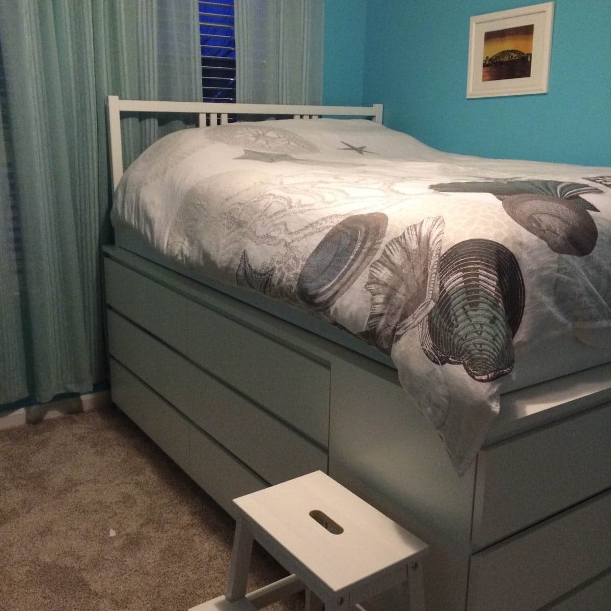 Malm Platform Storage Bed