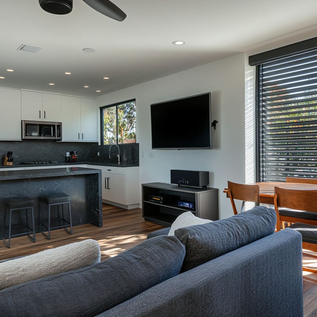 Modern Bold Masculine Men's Living Room Design Ideas | FH
