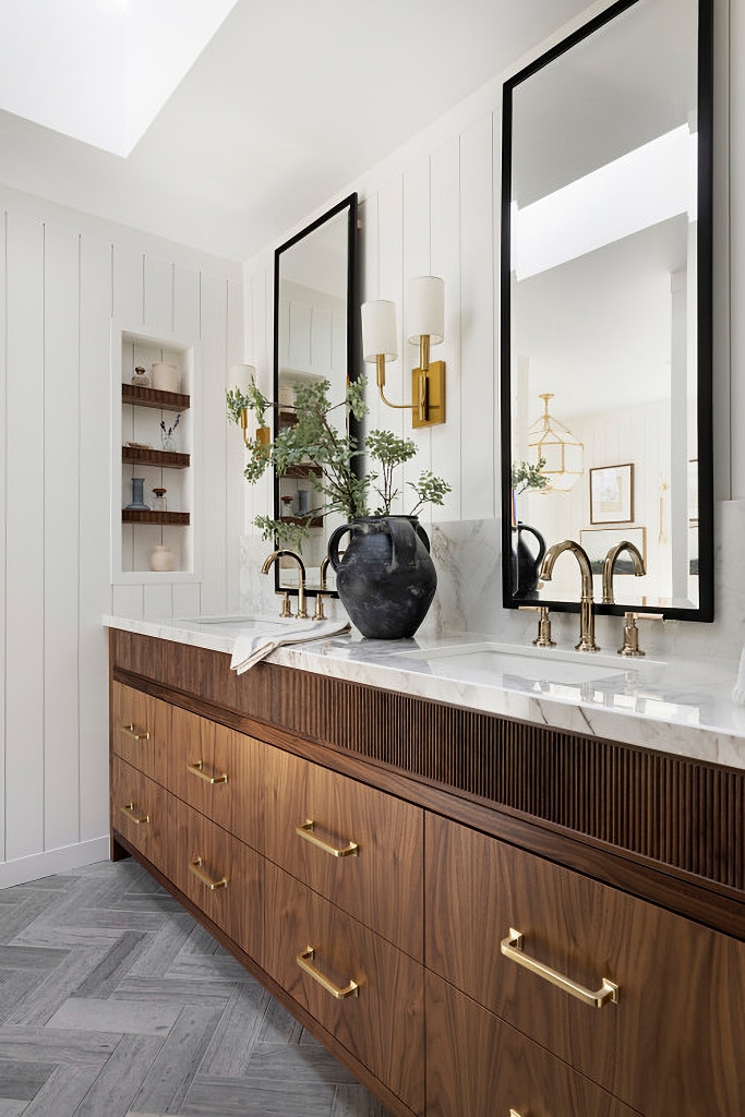 Modern Farmhouse Bathroom Design Inspires Serenity and Style