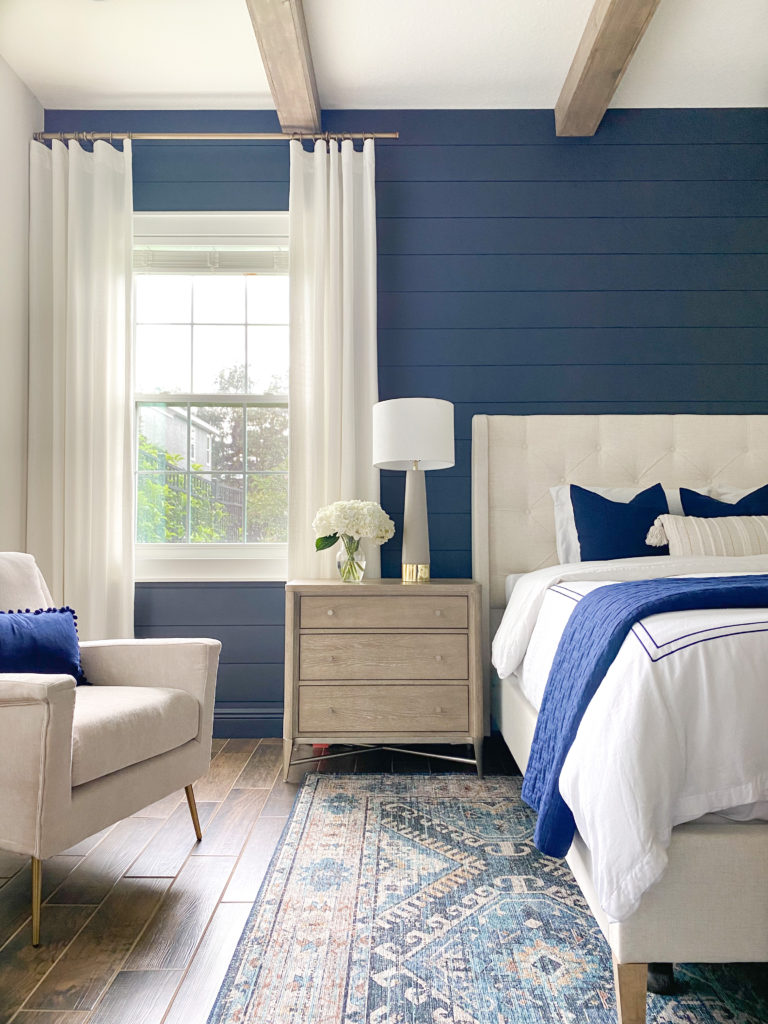 Neighbors Navy + Gold Bedroom Reveal! - Frills and Drills