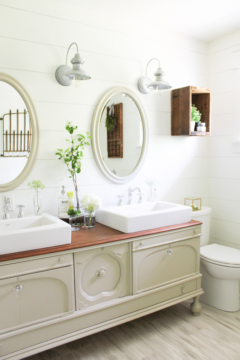 One Room Challenge {Week Six}: A Farmhouse Style Bathroom Reveal - Making it in the Mountains