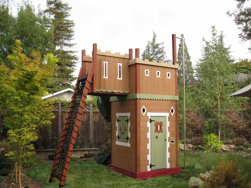 Outdoor Playhouse Kids Outdoor Forts Big Backyard Fort Plan 16x21ft Outdoor Castle DIY Project