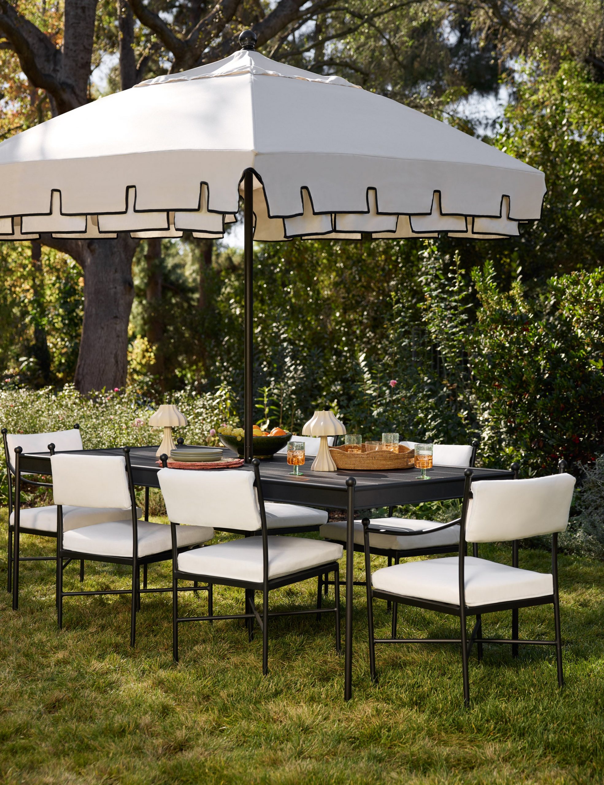 Patio Umbrellas + Pool Accessories