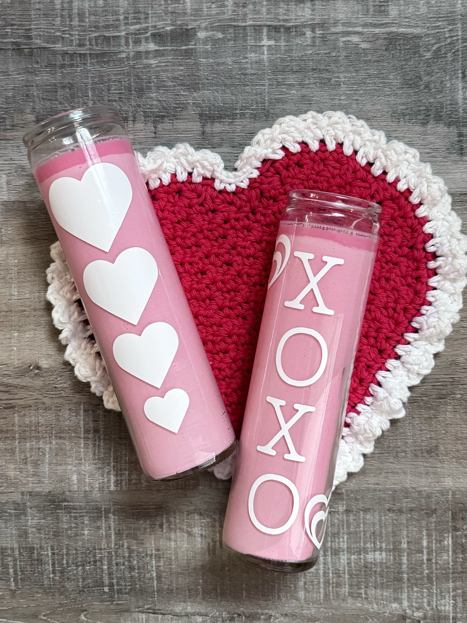 Pink Valentine Candles | Creating Me