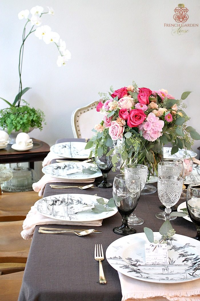 ROMANTIC FRENCH COUNTRY SUMMER TABLE | How to Set your Table like a PR - frenchgardenhouse