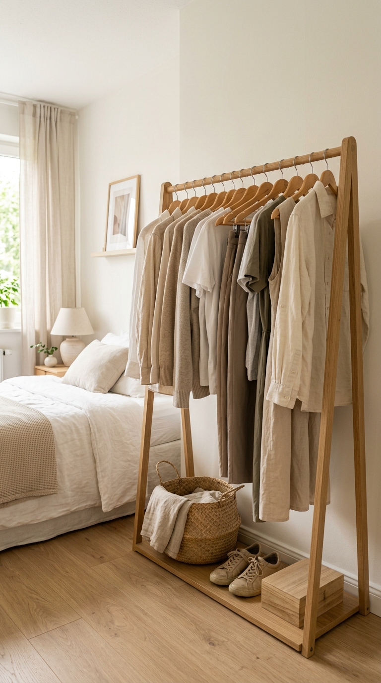Small Bedroom Clothes Storage Ideas: 7 Space Hacks - Evergreat Living