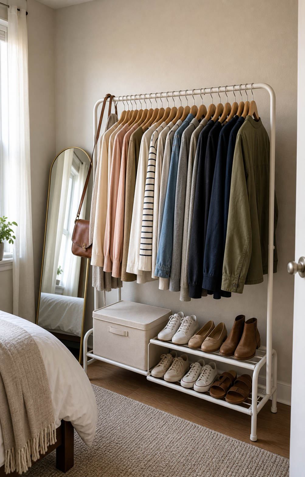 Small Bedroom Storage Without A Closet: 12 Smart Ideas