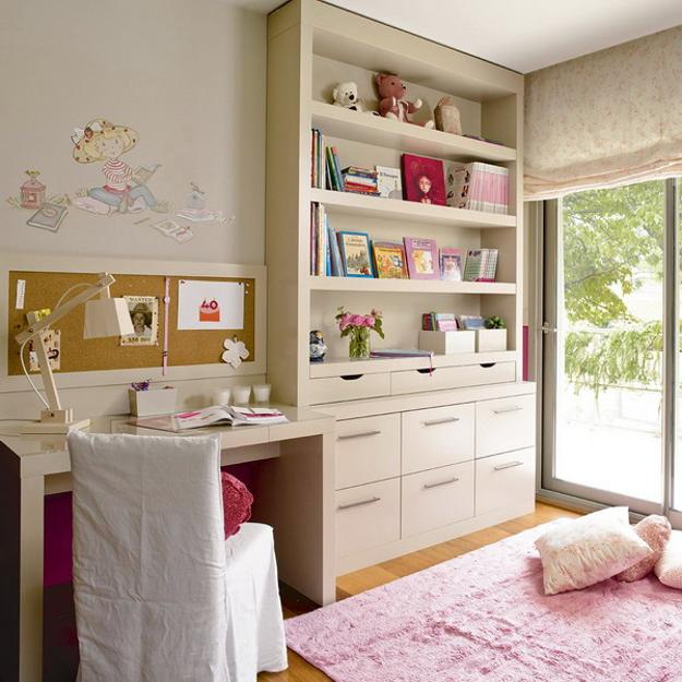 Tables for Kids Study Areas, Organizing Children Bedroom Designs for School Success