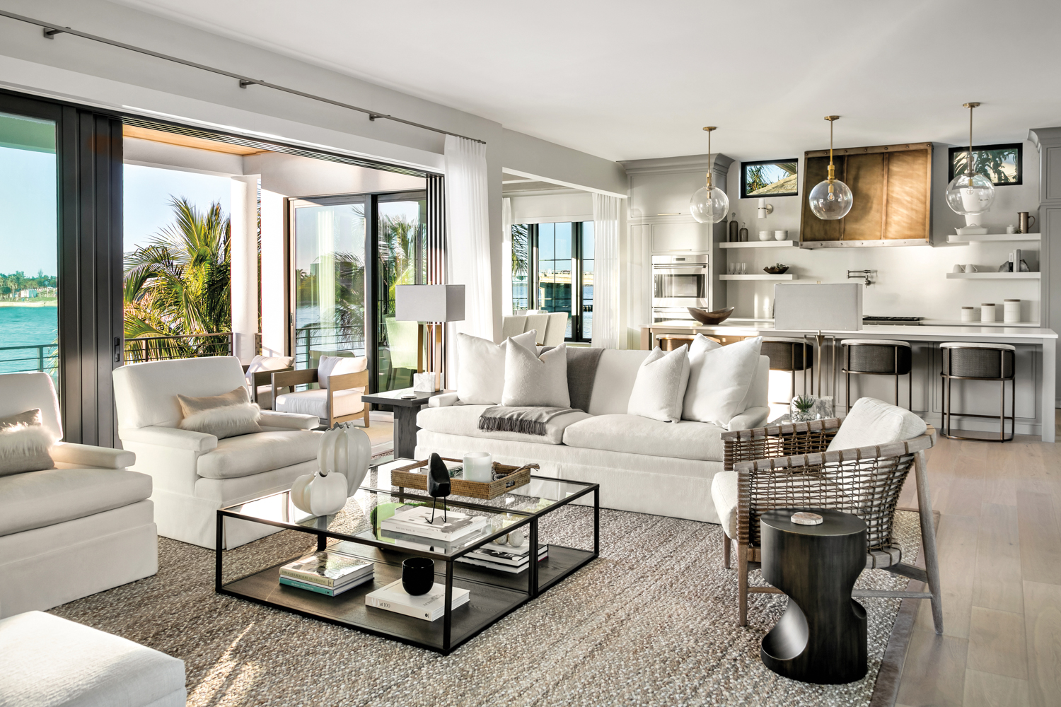 This Airy Florida Home Masters A Coastal Style That Isn't Too Literal | LUXE Interiors + Design