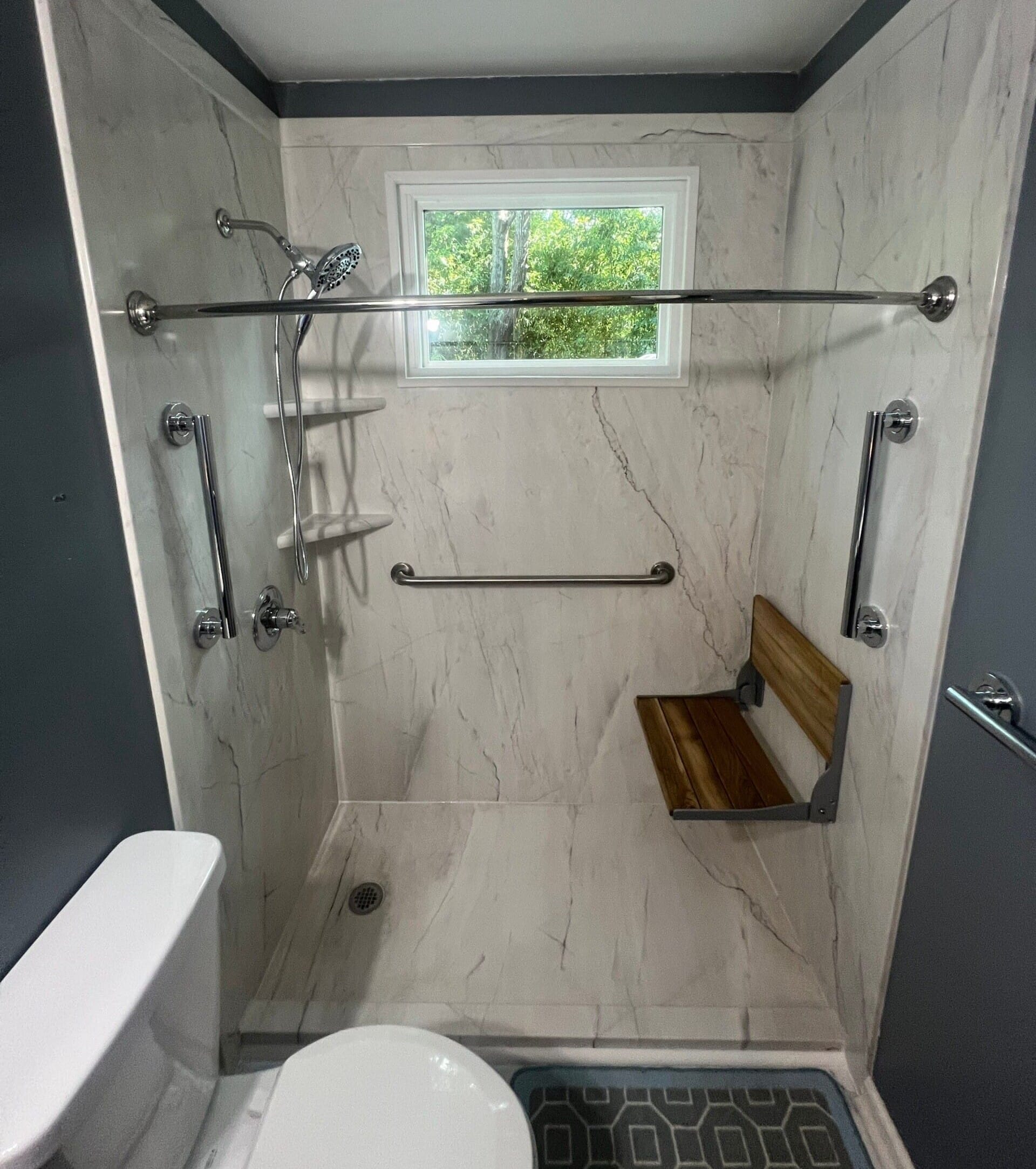 Tub To Shower Conversion, Falling Tree Ct, Charlotte, NC 28273 - Five Star Bath Solutions