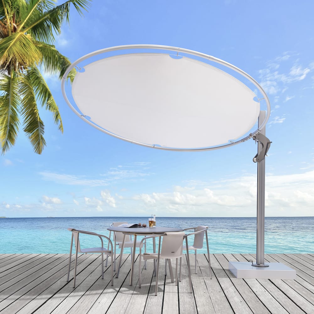 Umbrosa Eclipsum Round Cantilever Umbrella | CurranOUTDOOR