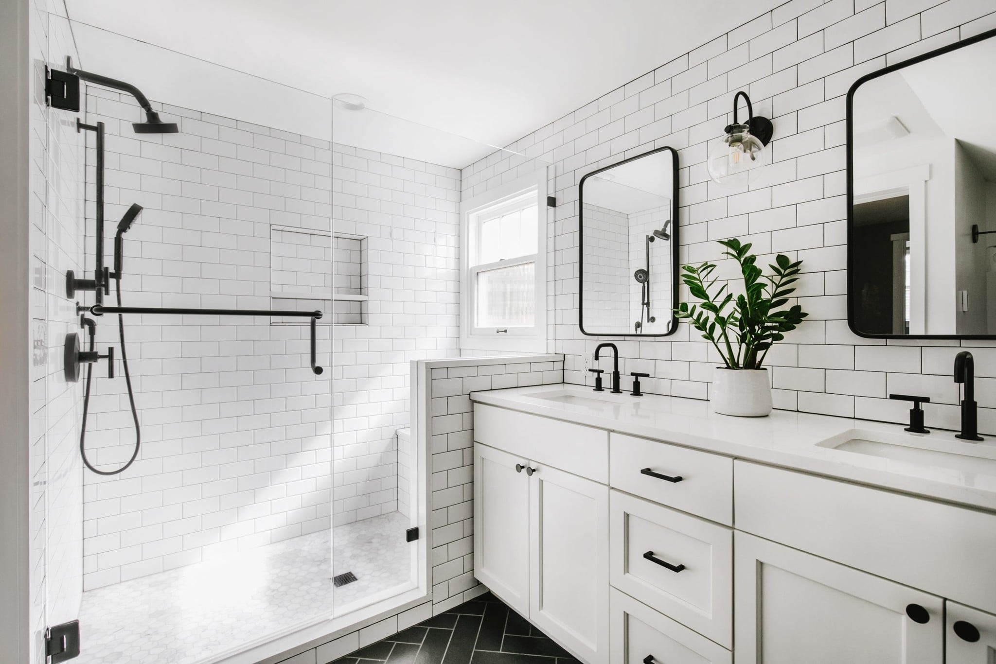 Wallingford Modern Farmhouse Bathroom by The Phinery - The Phinery