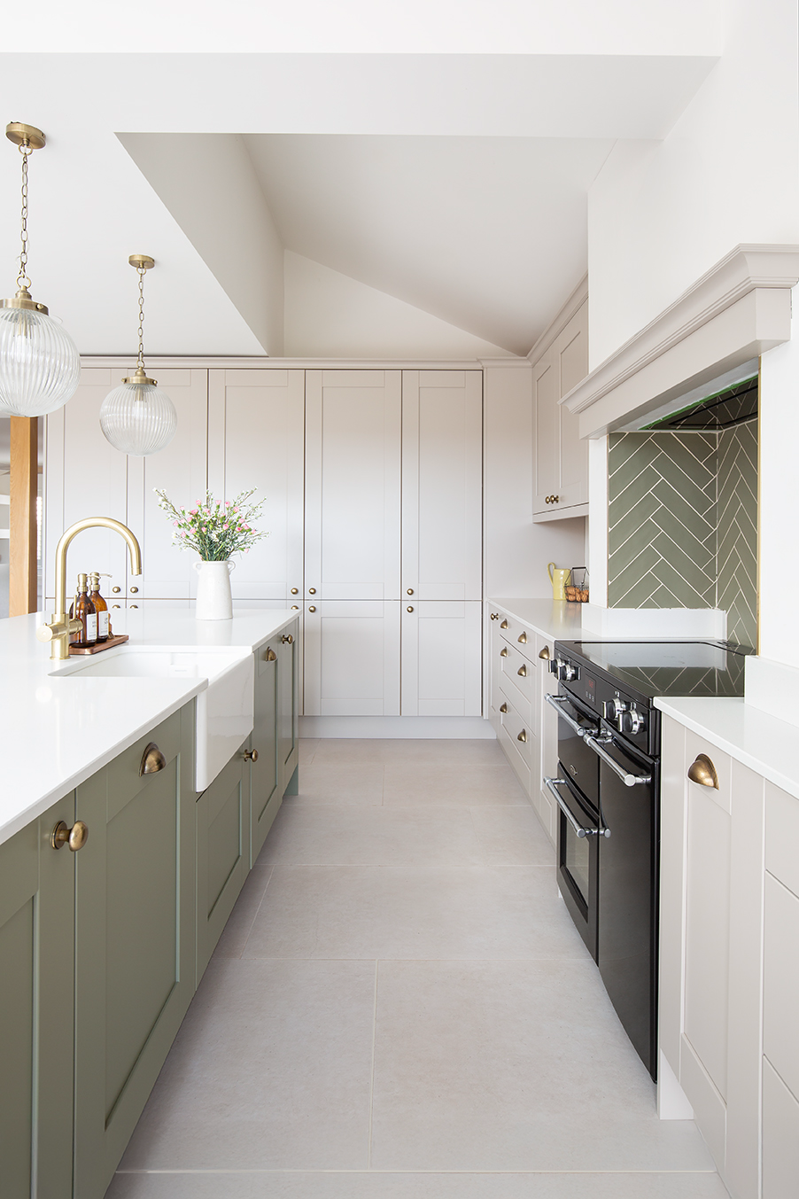 White Kitchen Tiles Ideas for 2026 | Quorn Stone