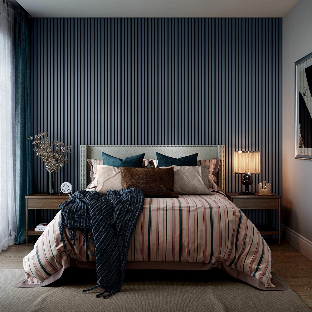 Wood Slat Headboard Ideas for a Stylish Bedroom - Walls and Floors