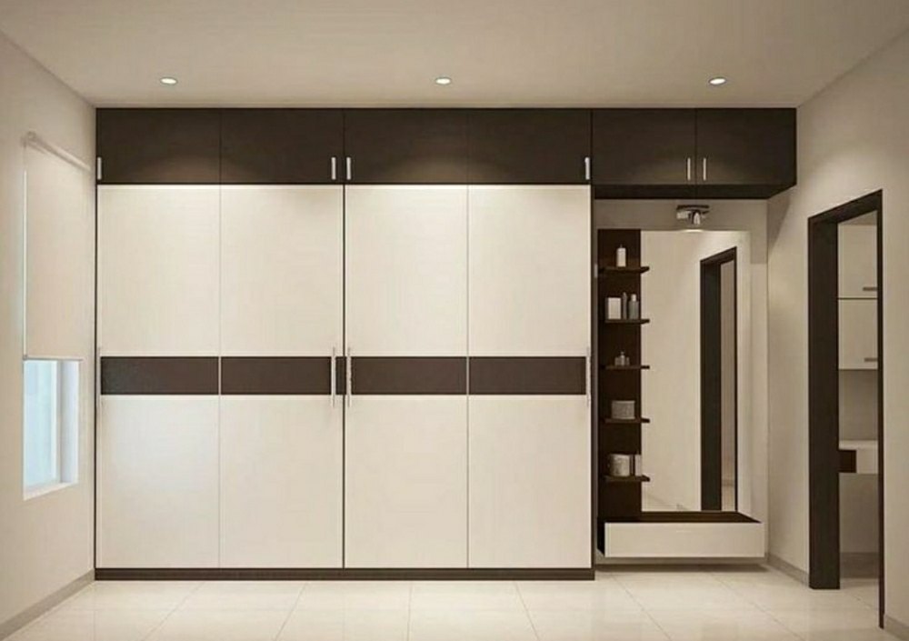 Wooden Bedroom Wardrobe With Dressing Table, For Home at best price in Mumbai
