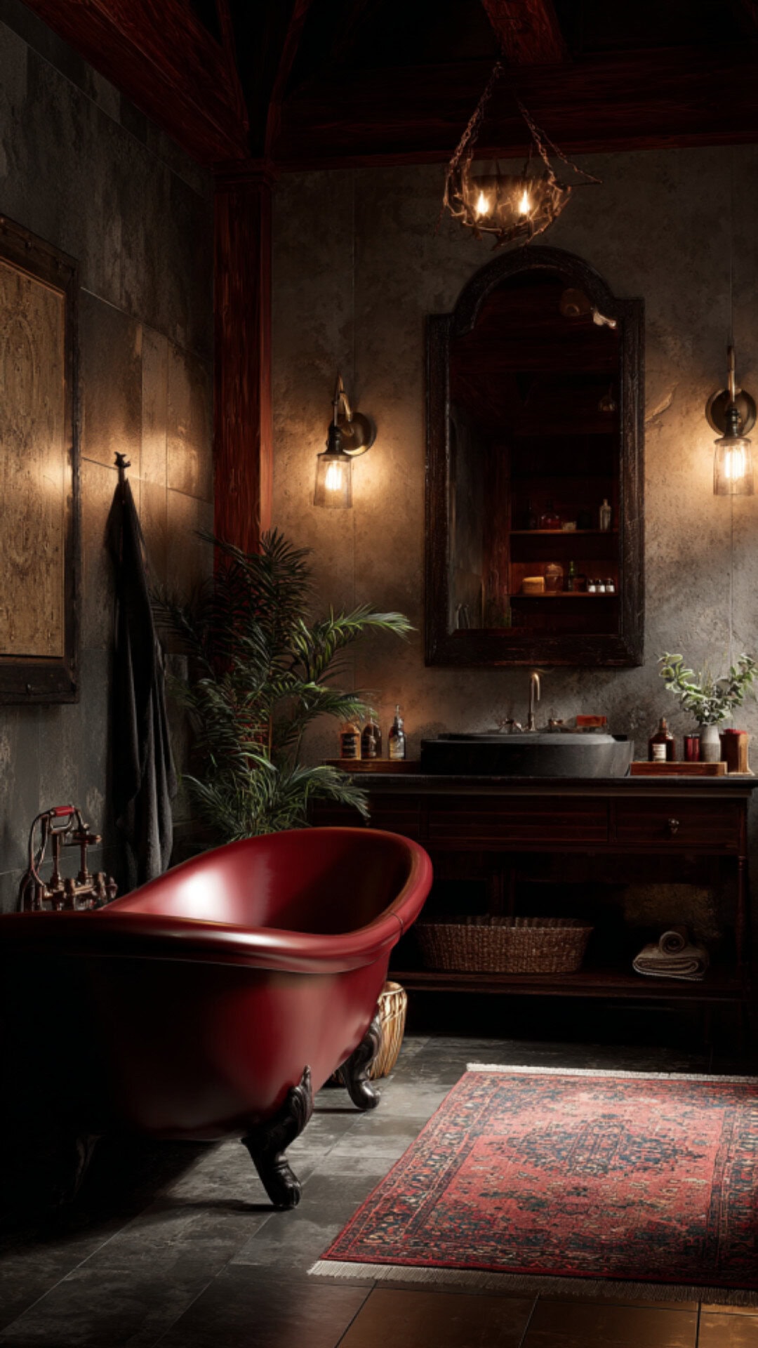 10 Burgundy Bathroom Ideas for a Bold and Elegant Look - Glamorous Place