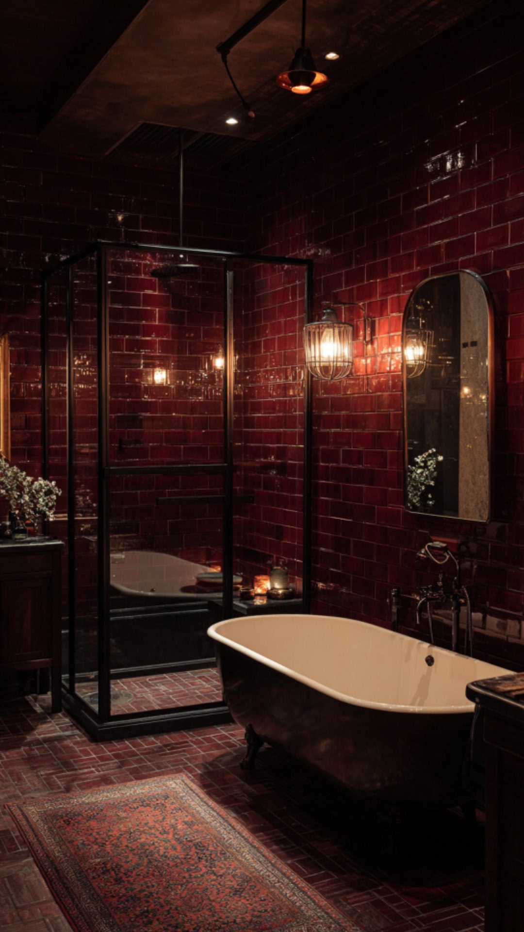 10 Burgundy Bathroom Ideas for a Bold and Elegant Look - Glamorous Place