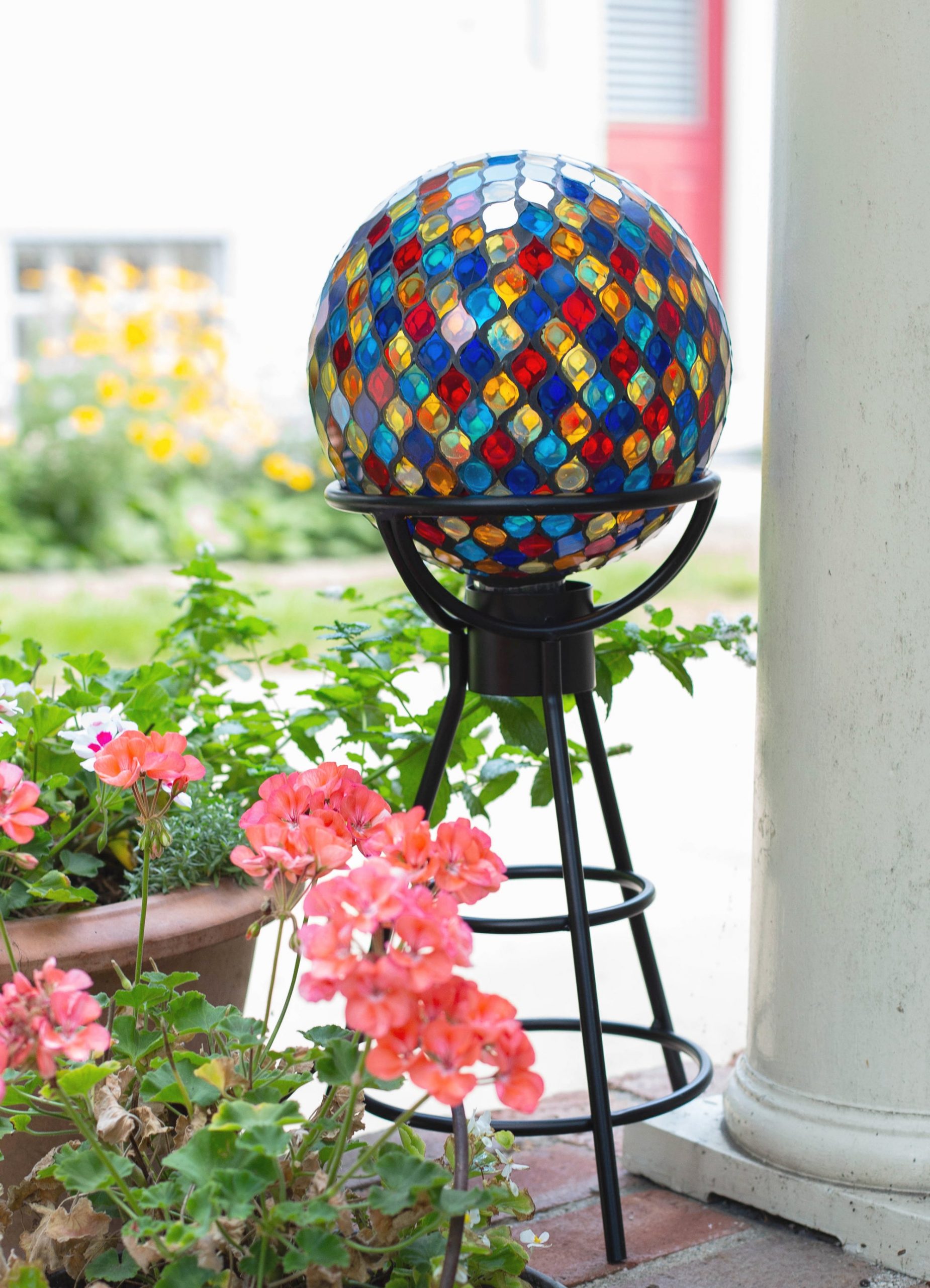 10' Multicolor Mosaic Gazing Globe