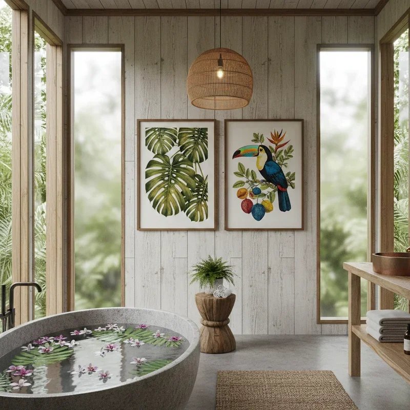 15 Tropical Bathroom Ideas to Bring Island Vibes Indoors