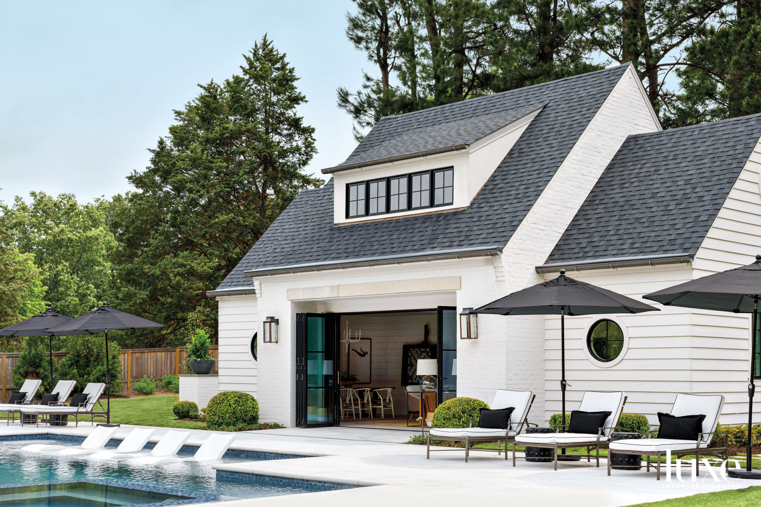 16 Modern Pool Houses With Undeniably Stylish Design | LUXE Interiors + Design