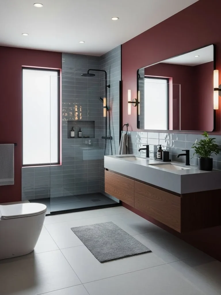 19 Burgundy Bathroom Ideas for Rich, Sophisticated Spaces