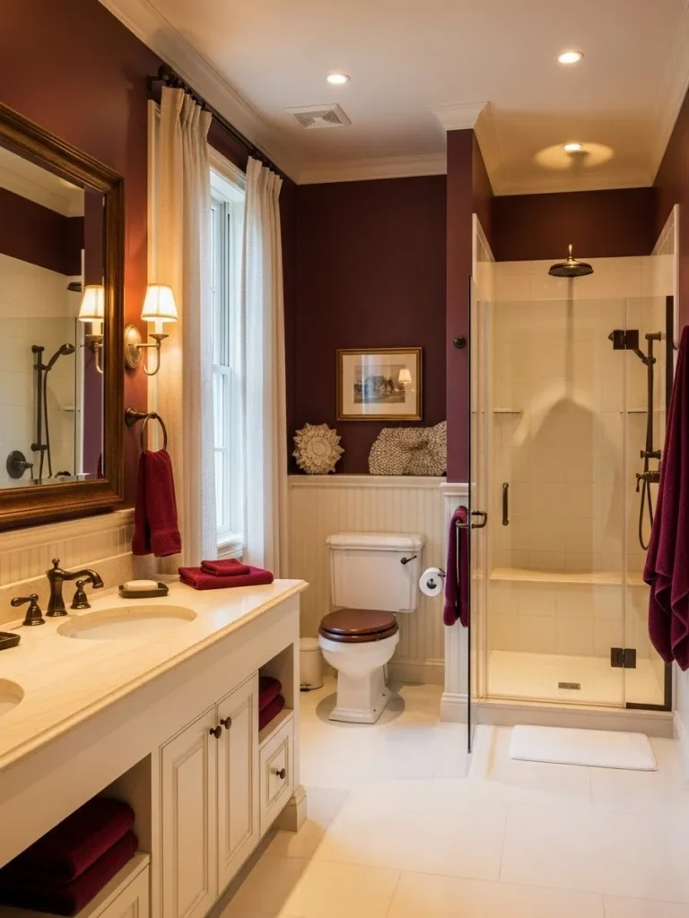 19 Burgundy Bathroom Ideas for Rich, Sophisticated Spaces