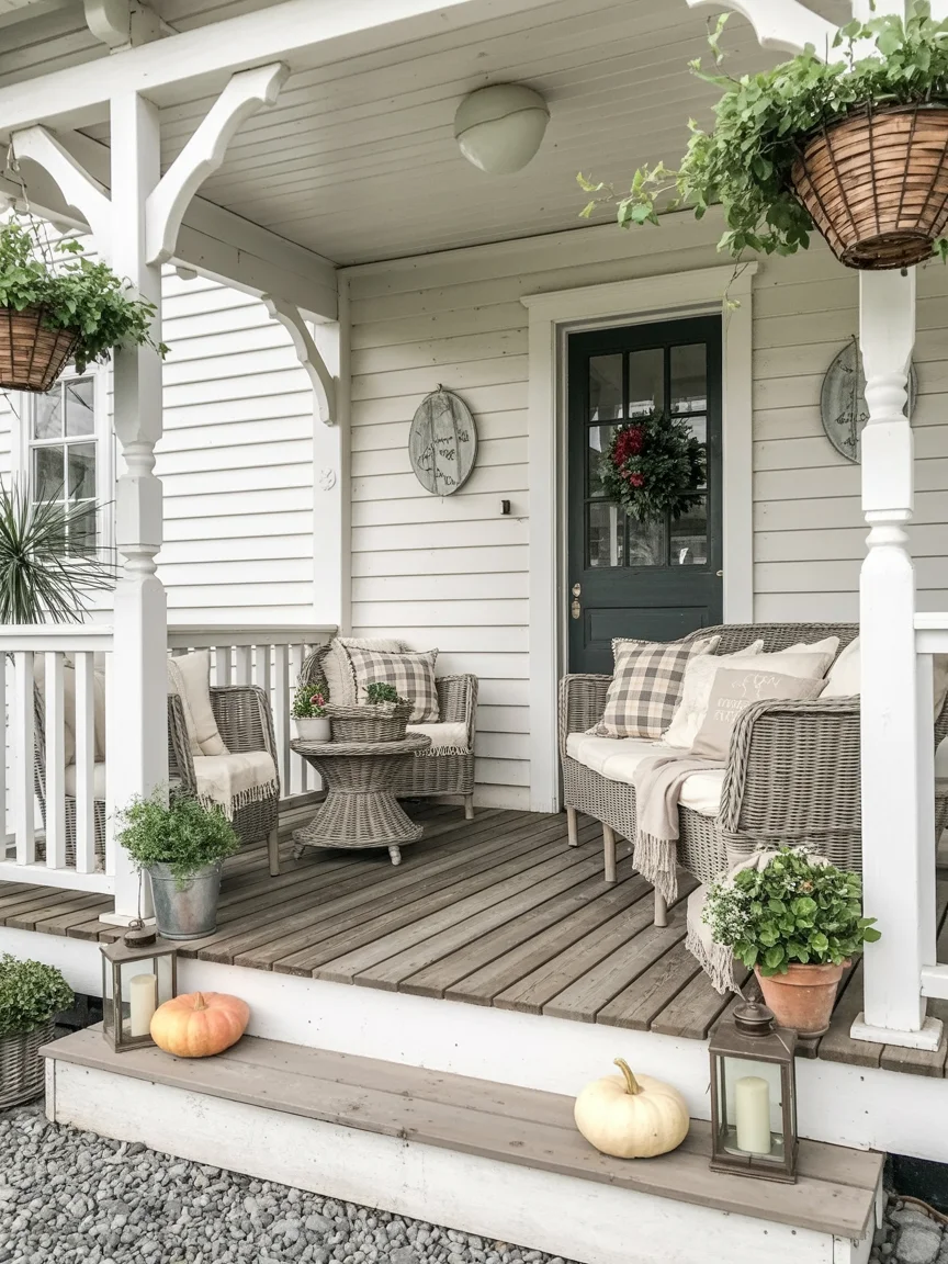 20 Amazing Country Farmhouse Porch Ideas You Need to Try